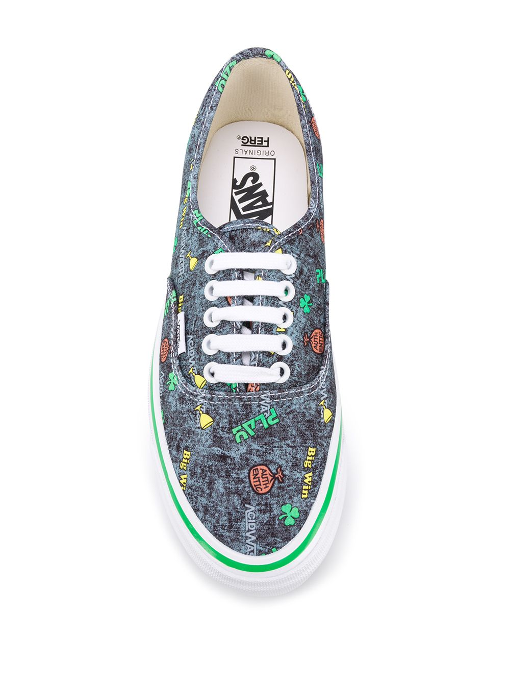 фото Vans кеды authentic lx acid wash из коллаборации с fergus purcell