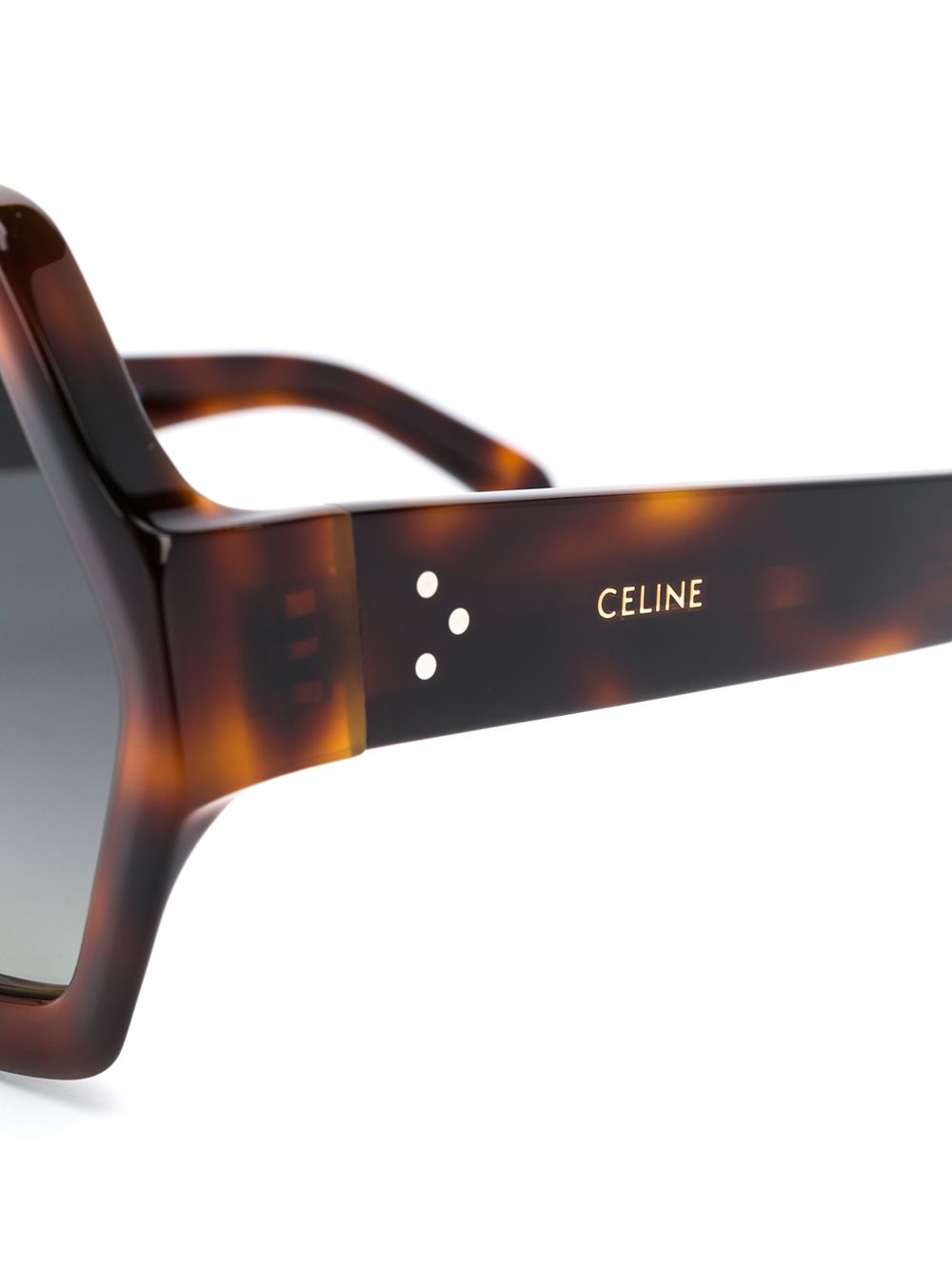 фото Celine eyewear солнцезащитные очки в массивной оправе