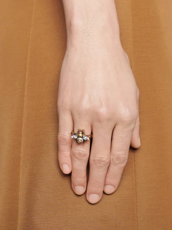 Gucci Interlocking G Bee Ring - Farfetch