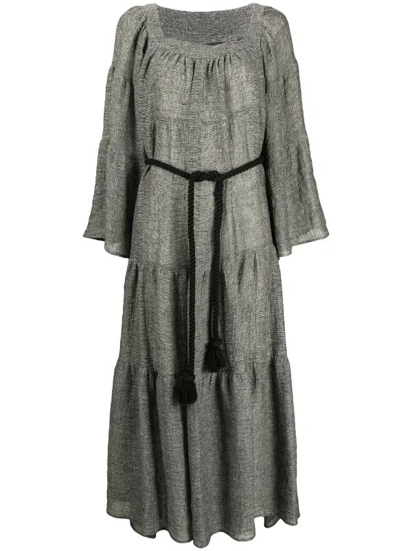 a line tiered dress