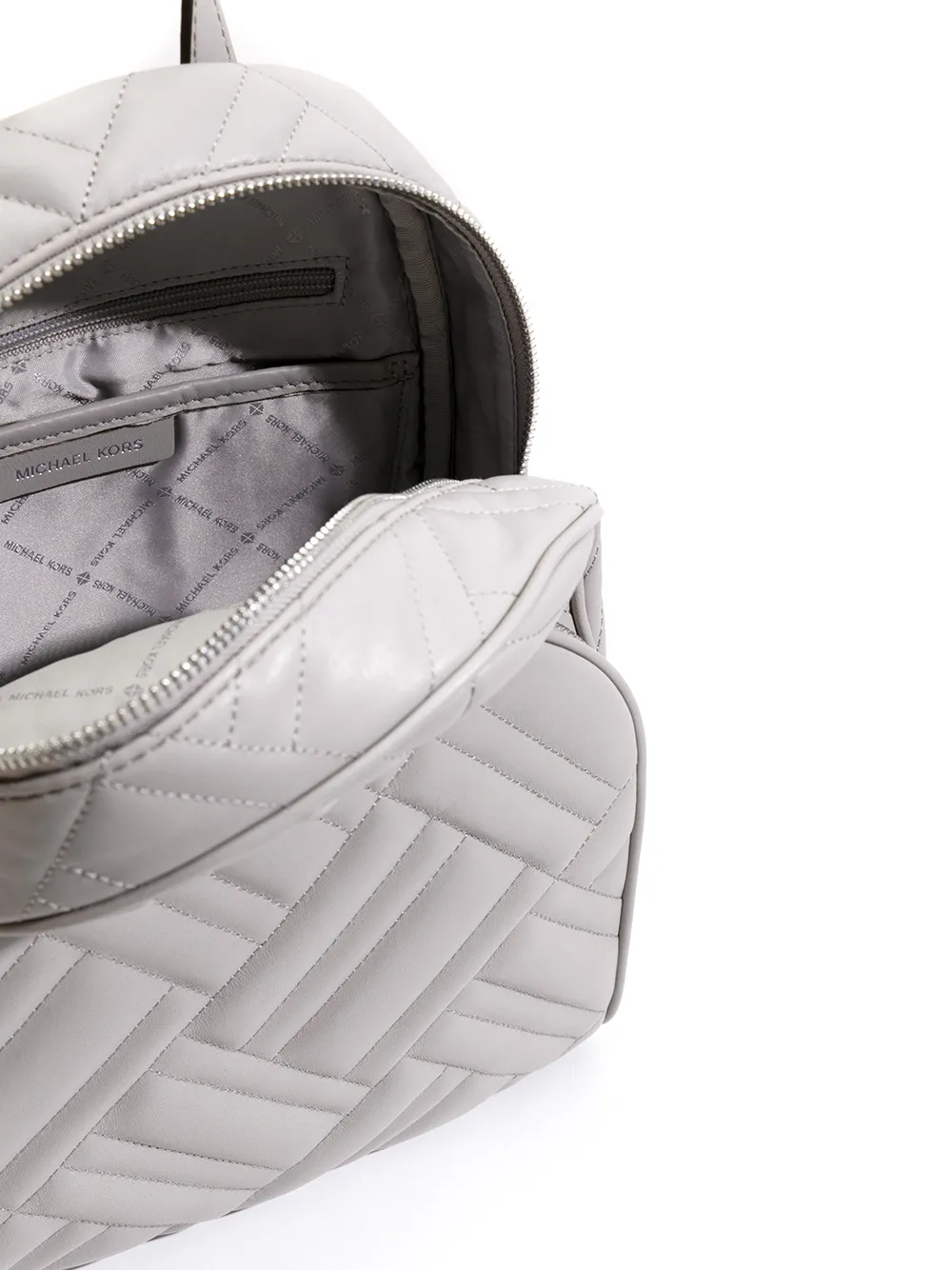 Michael Michael Kors Abbey Medium Backpack In Gray