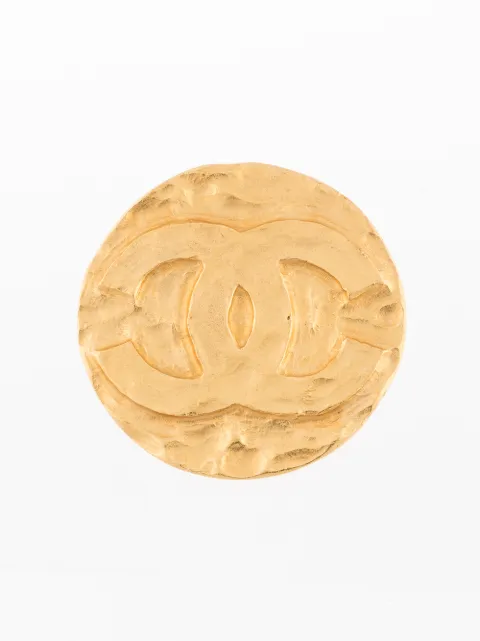 CHANEL Pre-Owned broche à logo CC