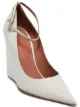 Image 2 of Amina Muaddi Pernille 95mm wedge pumps