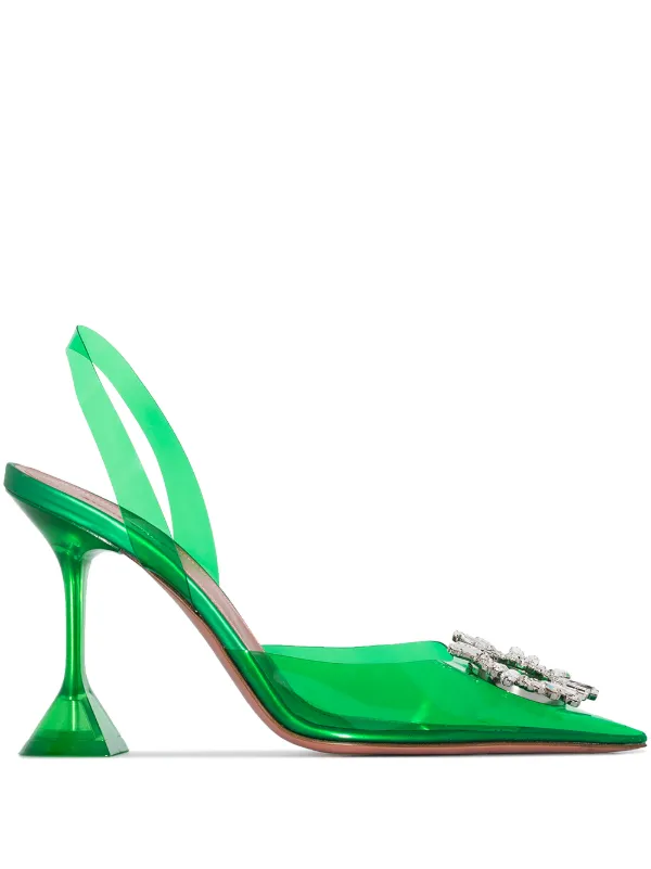 Amina Muaddi Begum 95mm crystal 