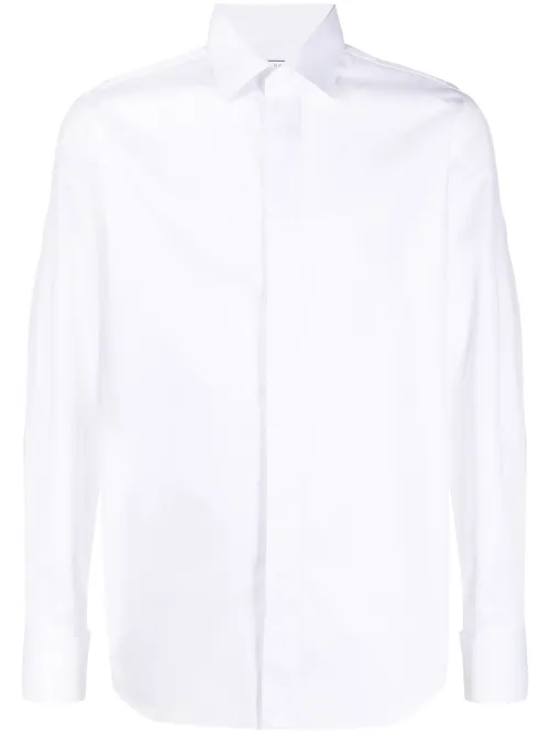 Chemise ajustée à boutonnière dissimulée - Xacus - Modalova