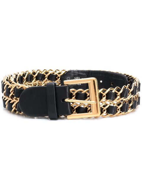 CHANEL chain-link buckled belt Women