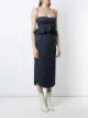 ALUF ruffed Celle midi dress