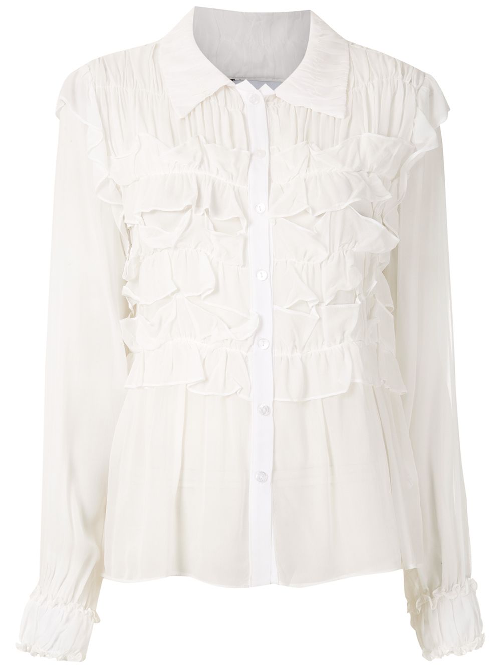 

Olympiah Catharine sheer blouse - White