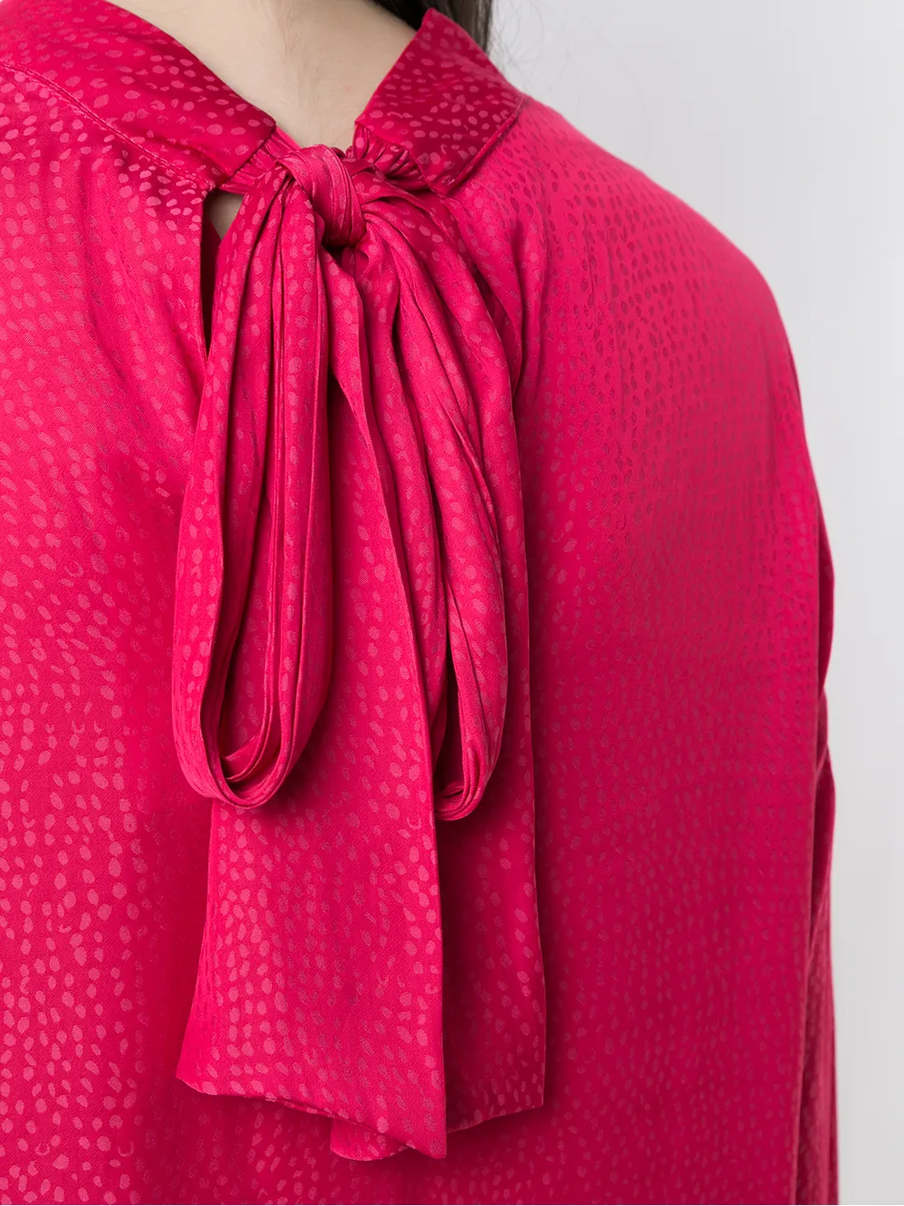 Olympiah Gestrikte blouse Roze