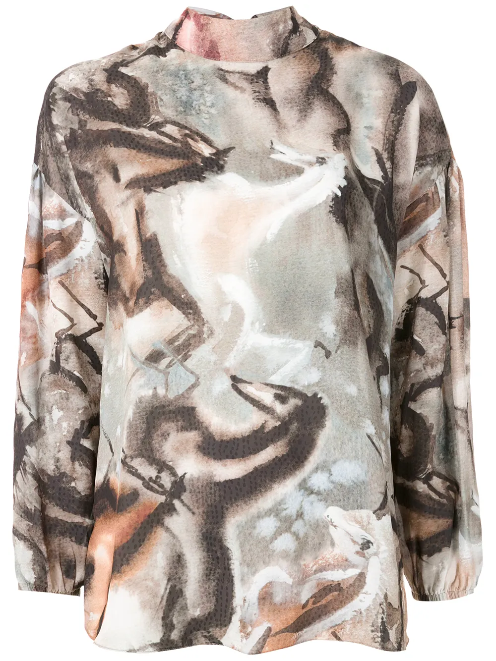 Olympiah Hipismo Printed Blouse In Multi