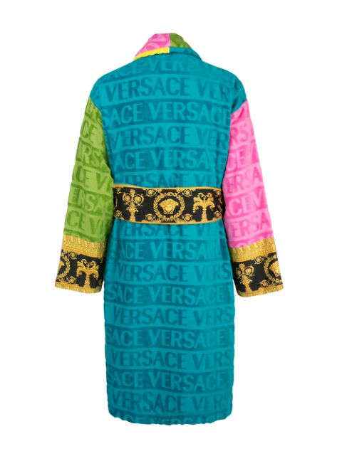 versace home multicolor i baroque bathrobe