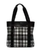 Image 1 of Saint Laurent tartan check pattern tote