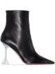 Image 1 of Amina Muaddi Georgia 95mm leather ankle boots