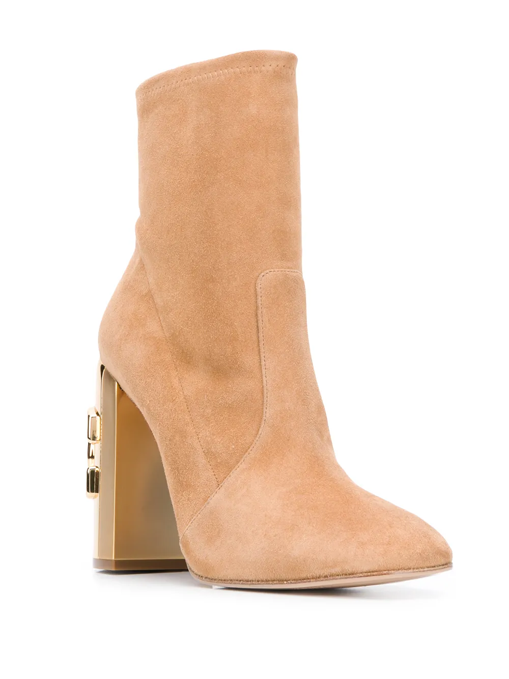 Bild 2 von Casadei Stiefeletten mit Metallic-Absatz