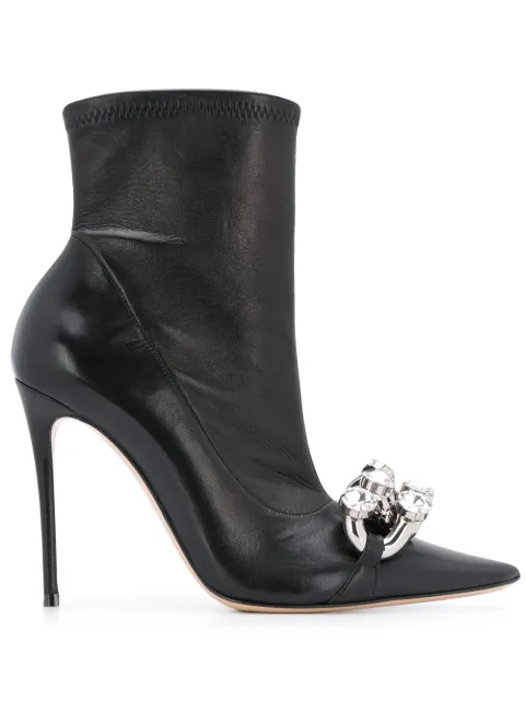 chunky boots with chain