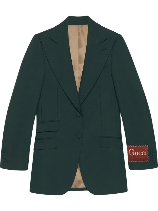 gucci green blazer