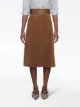 Gucci Horsebit suede midi skirt