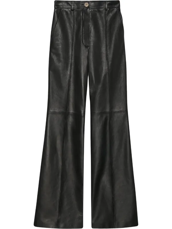 gucci leather pants