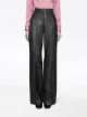 Gucci leather flared trousers