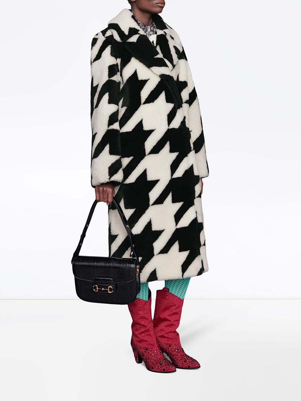 Gucci hotsell houndstooth coat