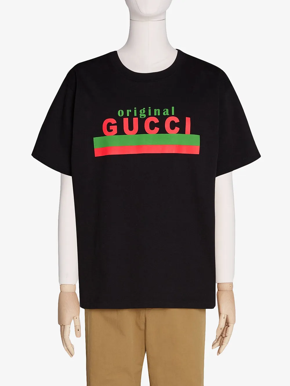 Shop Gucci Original  Printed T-shirt In Black