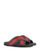 Image 2 of Gucci Web panelled slides