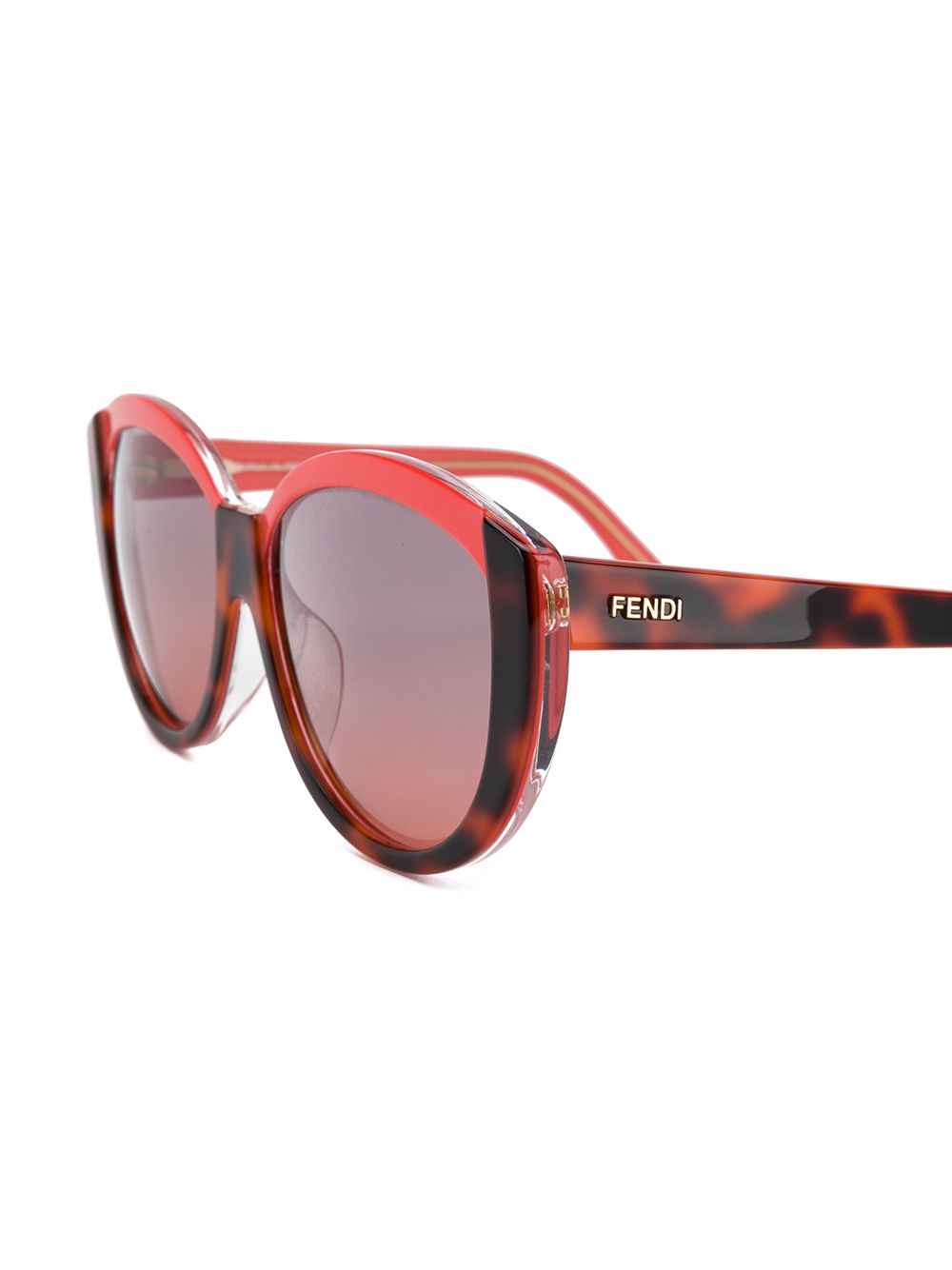 фото Fendi eyewear солнцезащитные очки в круглой оправе