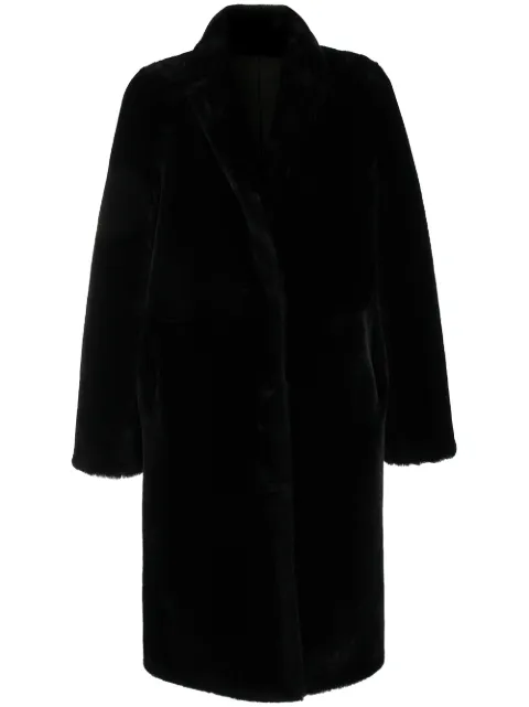 Yves Salomon high neck coat