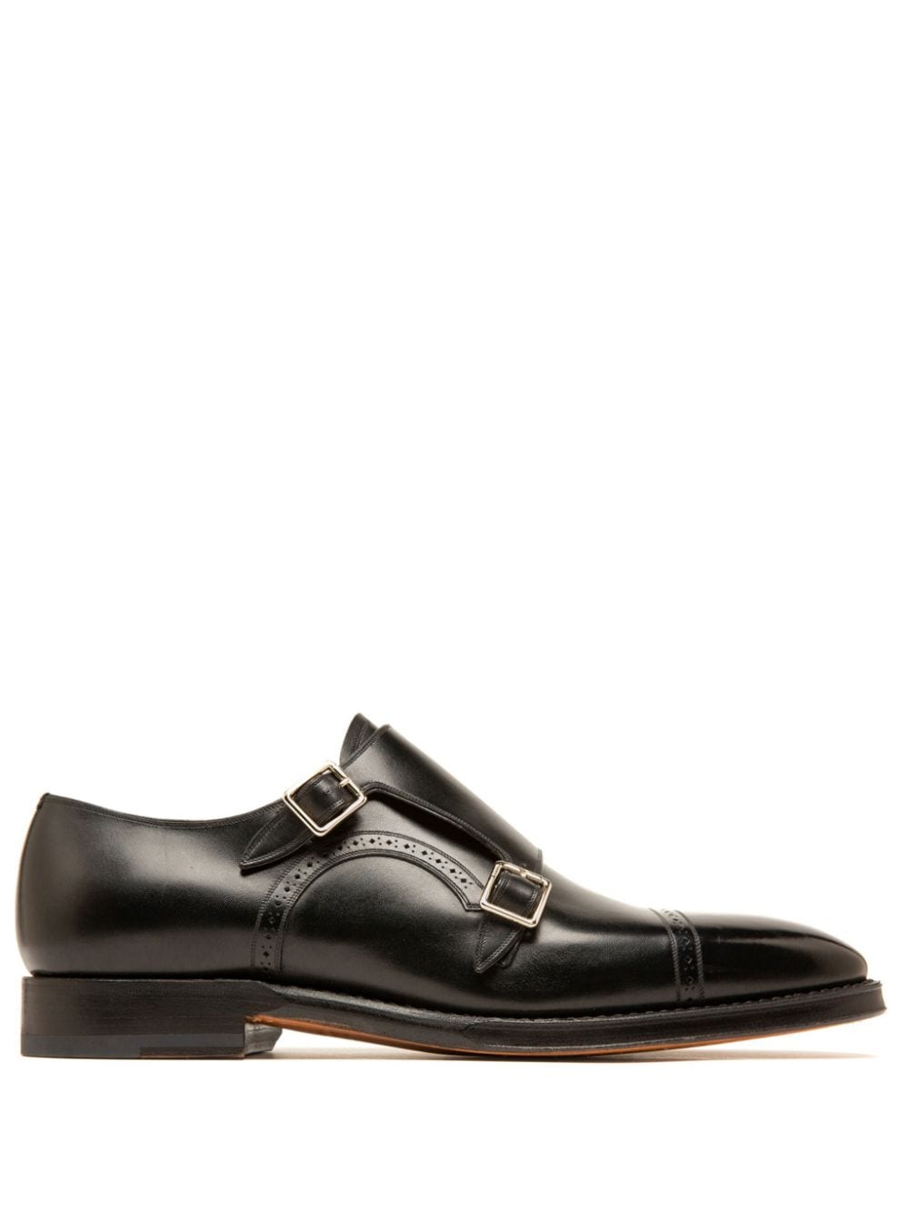 Bally Scribe Novo Buckle-fastening Monk Shoes In Black