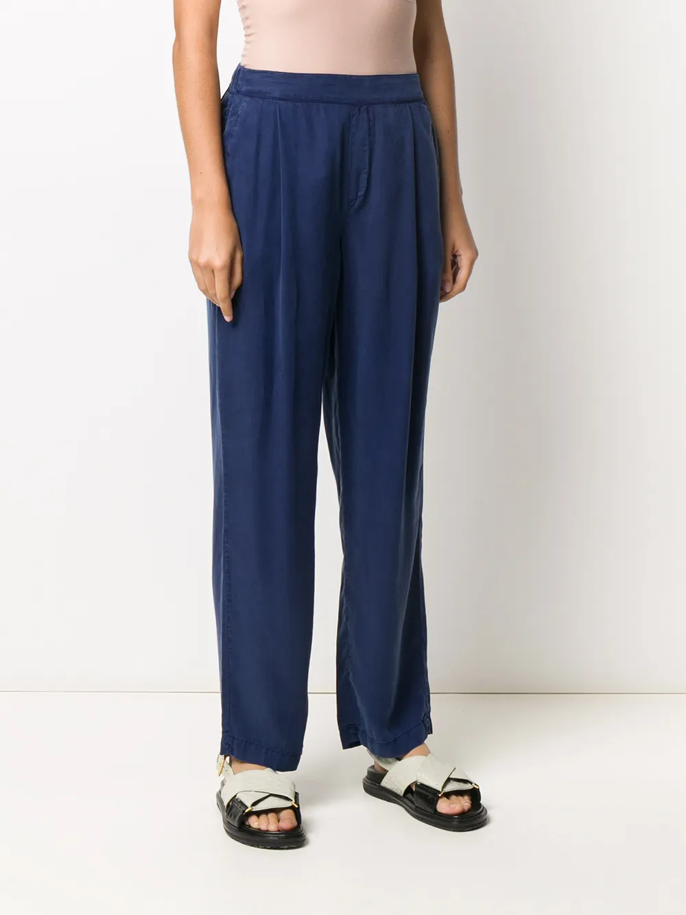  Woolrich Pantalon à Coupe Ample - Bleu 