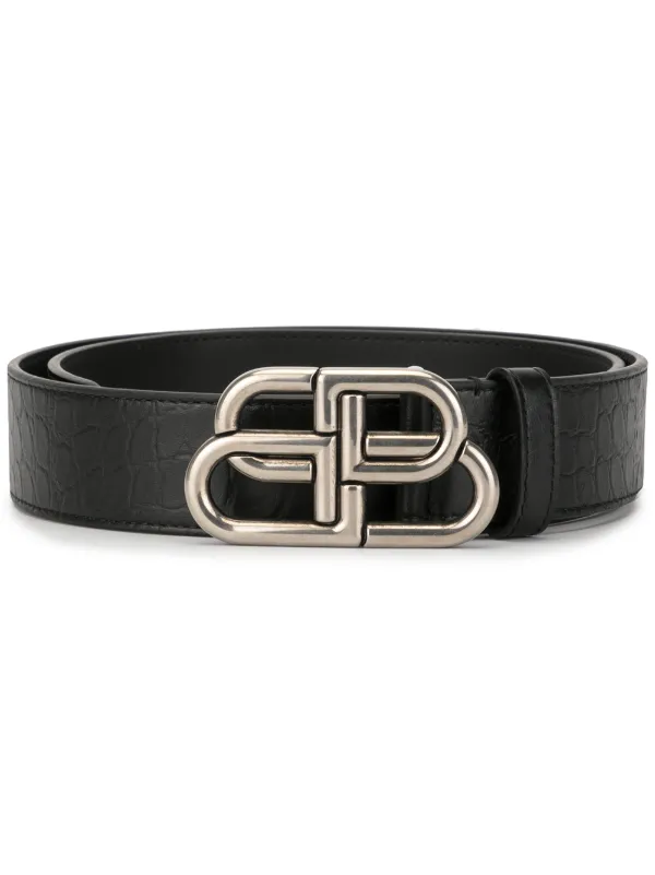 balenciaga bb logo belt