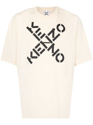 white mens kenzo t shirt