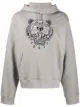Image 1 of Kenzo Varsity Tiger logo-print hoodie