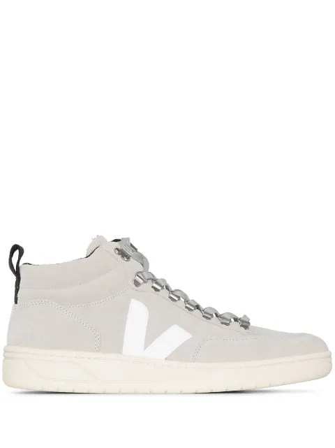 Shop VEJA Roraima suede high-top sneakers with Express Delivery - FARFETCH