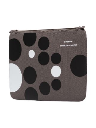 X Côte & Ciel grey 13 inch MacBook Air polka dot neoprene pouch展示图