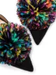 Image 2 sur Aquazzura x Browns 50 escarpins Feather Puff 120 mm