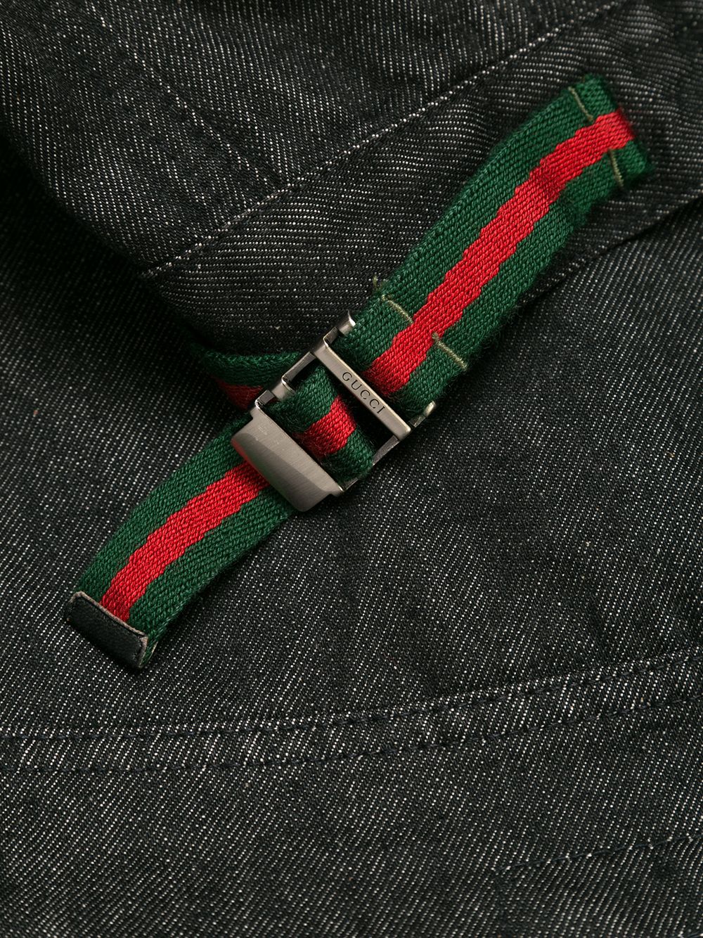 фото Gucci pre-owned джинсовая куртка с эффектом потертости