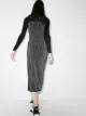 Y-3 metallic knitted dress