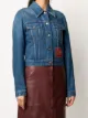 Gucci logo patch denim jacket