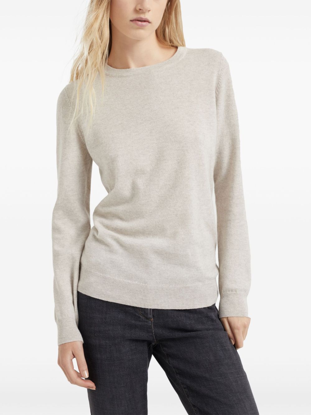 Best shopping deals Brunello Cucinelli cashmere fitted jumper Women