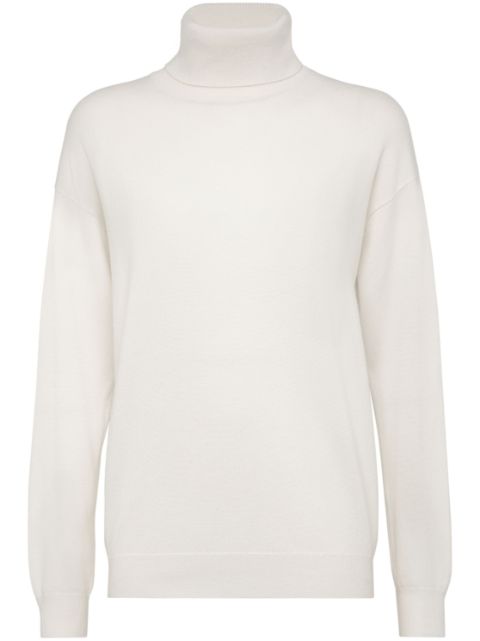 Brunello Cucinelli mock-neck cashmere jumper Women