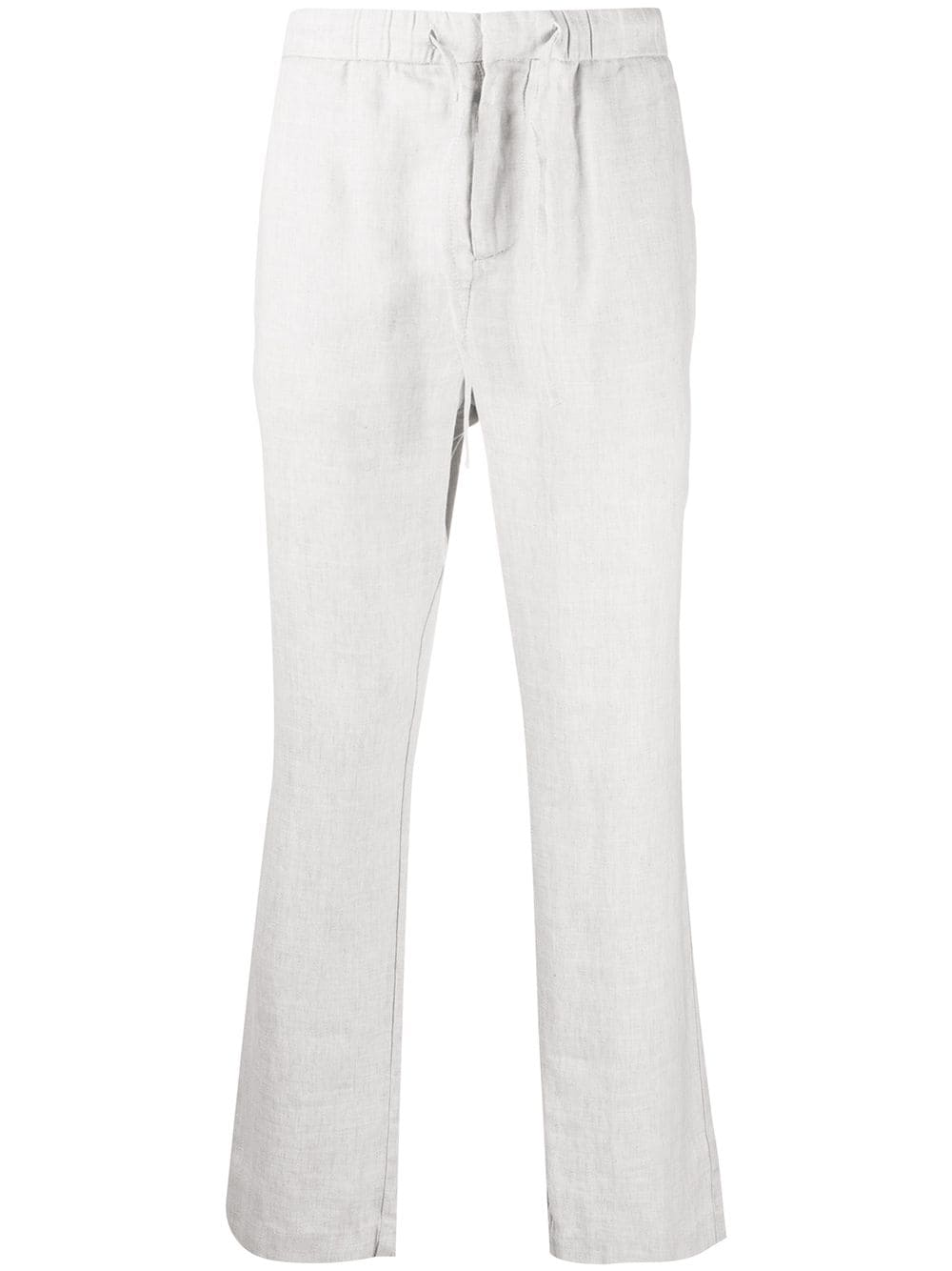 Shop Frescobol Carioca Straight-leg Trousers In Grey