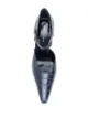 DORA TEYMUR embossed crocodile effect pumps