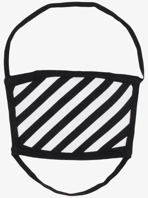 Off-White Diag printed face mask