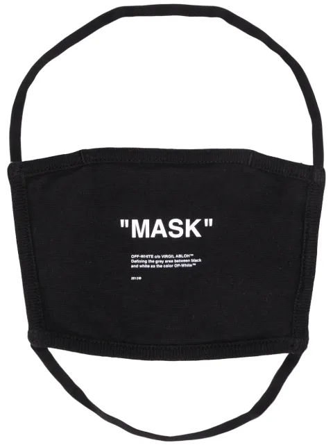 Off-White Mask printed face mask