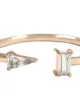 Image 2 of BONDEYE JEWELRY 14kt rose gold topaz Luna ring