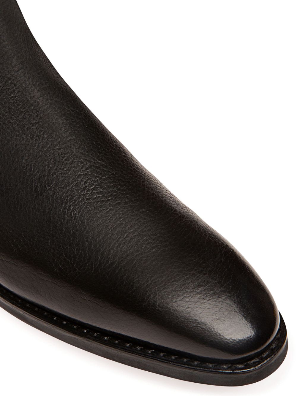 Bally Scavone grained-leather ankle boots Black