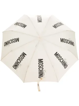 Moschino مظلة بطبعة شعار الماركة