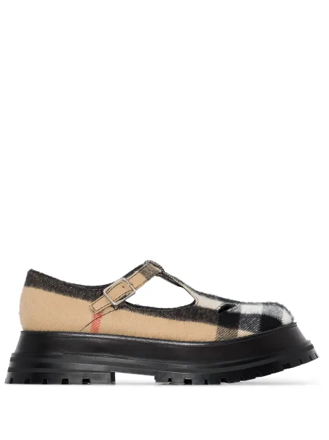 Image 1 of Burberry Vintage Check T-bar shoes