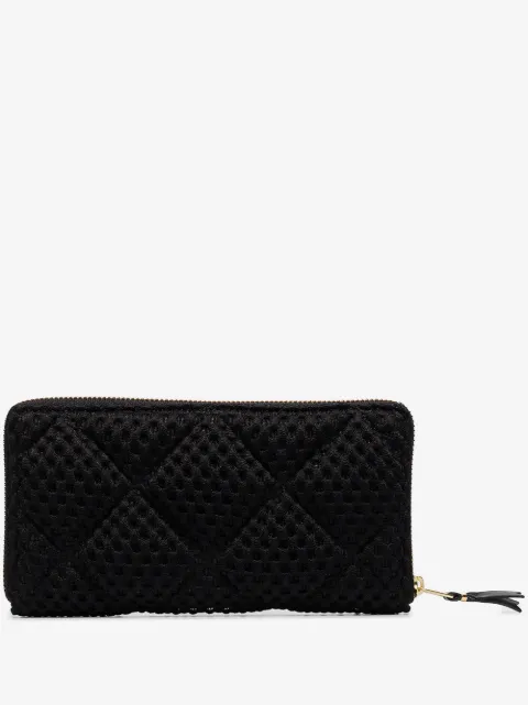 Comme Des Garçons Wallet textured ziparound wallet
